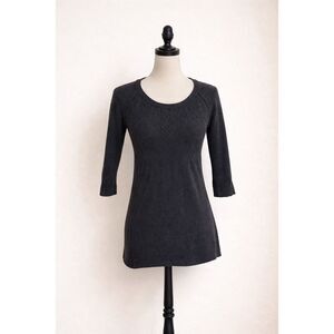 Calvin Klein Jeans Gray Cable Knit Sweater | Size S